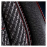 Cumpara ieftin Set Huse Scaune Auto pentru Mercedes-Benz Citan - Panda Prestige, negru cu cusatura rosie, 11 piese