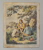 "Studies for drawing" penita si acuarela dupa George Morland, Peisaje, Altul