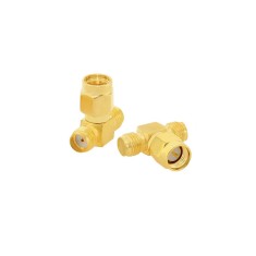 Adaptor pentru conector RF, Tata-Mama, forma T