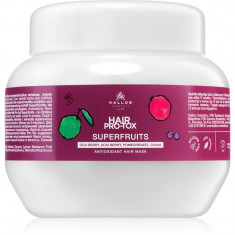 Kallos Hair Pro-Tox Superfruits masca pentru regenerare pentru par obosit fara stralucire 275 ml