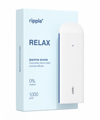 Tigara electronica, Ripple+, RELAX, Iasomie, fara nicotina, 1000 pufuri foto