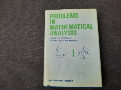 Problems in mathematical analysis / G. Baranenkov, B. Demidovich, V. Efimenko foto