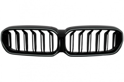 Grile Centrale cu LED BMW Seria 5 G30 G31 LCI (07.2020-2023) Negru Lucios Performance AutoTuning foto