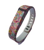 FloralFlex Bratara TPU pentru Fitbit Flex-Mărime L-Culoare Spring Flex 2, Oem