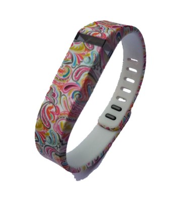 FloralFlex Bratara TPU pentru Fitbit Flex-Mărime L-Culoare Spring Flex 2 foto