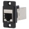 Conector adaptor DualSlim Cat6 ecranat