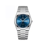 Ceas barbatesc de mana Poedagar Elegant Analog Quartz Data Ziua saptamanii Otel