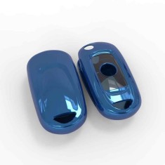 Husa Cheie Compatibila cu Auto OPEL TPU+PC Albastra Cheie Briceag ( OPEL ASTRA K )