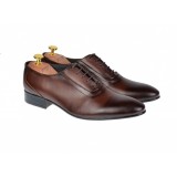 Cumpara ieftin OFERTA MARIMEA 41 - Pantofi Barbati Office, Eleganti, din Piele Naturala, Maro, CIUCALETI SHOES