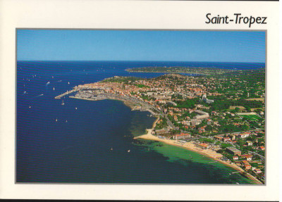 CPIB 16678 CARTE POSTALA - SAINT TROPEZ. VEDERE AERIANA foto