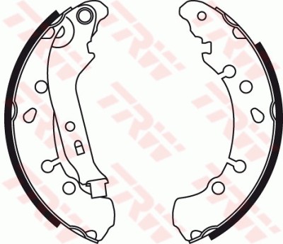 TRW GS8778 Set saboti frana foto