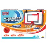 Set de baschet electronic, Rising Sports, cu sunete si scor automat