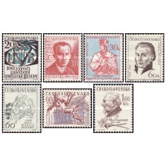 Cehoslovacia 1963 - aniversari, serie neuzata