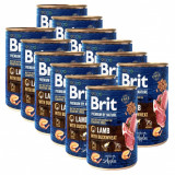 Brit premium by Nature Lamb Conservă cu de hrișcă 12 x 400 g