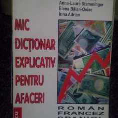 Ileana Constantinescu, Gabriela Dijmarescu, Anne-Laure Stamminger, Elena Blana-Osiac, Irina Adrian - Mic dictionar explicativ pentru afaceri