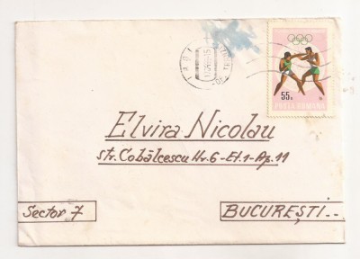FD22 - Plic Circulat Intern, Iasi-Bucuresti , Include Corespondenta - 1969 foto