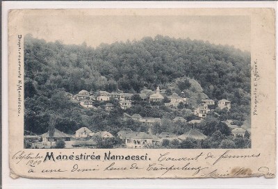Carte postala circulata in anul 1901 Arges foto