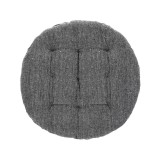 Perna pentru scaun, 38 cm, Gri, Rotunda, Bumbac/Poliester, ATU-0807896, Oem