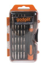 Set biti de precizie cu maner surubelnita 32 piese CRV Gadget DIY