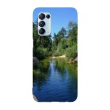 Husa compatibila cu Oppo Find X5 Lite model Beautiful River, Silicon, TPU, Viceversa, Transparent, Carcasa