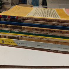 Lot cărți și manuale pentru învățarea limbii engleze. 10 bucăți în pachet!
