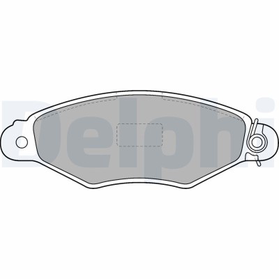 DELPHI LP1519 set placute frana,frana disc foto