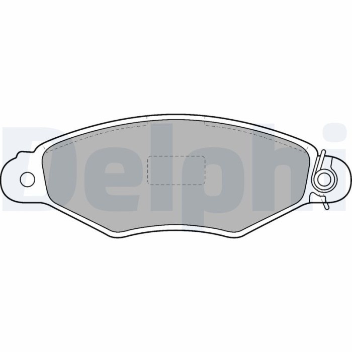 DELPHI LP1519 set placute frana,frana disc