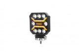 Proiector LED Faza Lunga DRL JUMBO DM-5037-SXR GALBEN 2500LM 12V 24V 110mm ECE R148 R10