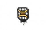 Proiector faza lunga cu DRL LED JUMBO DM-5037-SXR GALBEN