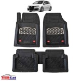 Covorase Auto Compatibile Volkswagen Golf 5 TEAMCAR&reg; Negru Tip Tavă, Set Fata-Spate Negru marmorat