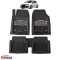 Covorase Auto Compatibile Volkswagen Golf 5 TEAMCAR&reg; Negru Tip Tavă, Set Fata-Spate Negru marmorat