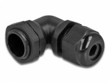 Garnitura de etansare a cablului PG11 unghi 90 grade Negru, Delock 60296