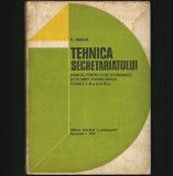 Cumpara ieftin TEHNICA SECRETARIATULUI - ABELA HASCAL - MANUAL ECONOMIE ȘI DREPT ADMINISTRATIV, 1979, Didactica si Pedagogica