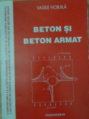 BETON SI BETON ARMAT - VASILE HOBJILA foto