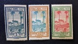 Guiana Franceză 1925&ndash;1940 - Set 3 Timbre de Taxă &bdquo;Palmierii din Cayenne / Chiffre Taxe&rdquo; -CLF1