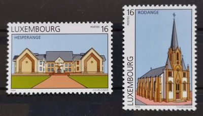 BC248, Luxemburg 1997 si 1998, 2 serii arhitectura, orase (2 poze) foto