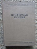 DICTIONAR INVERS 1957