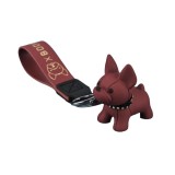 Breloc C&acirc;ine Bulldog Francez Roșu - Accesorii Modă, Calitate Premium