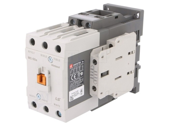 Contactor 3P NO 24VDC 50A 1A1B