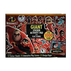 Giant Sticker The Incredibles with Play Scenes