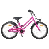 vidaXL Bicicletă pentru Copii 22 Inci pentru 7-12 ani Roz Negru 42009252