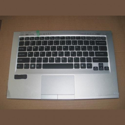 Palmrest + tastatura laptop SONY VPC-SB VPC-SD Silver cover foto