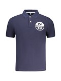 Cumpara ieftin North Sails Tricou polo barbati, cu imprimeu cu logo, Regular fit, Bleumarin, S