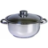 Oala Inox cu capac 6L 24cm Zilan ZLN7253