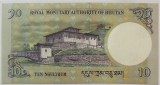 BANCNOTA EXOTICA 10 NGULTRUM - BHUTAN, anul 2013 *cod 801 = UNC