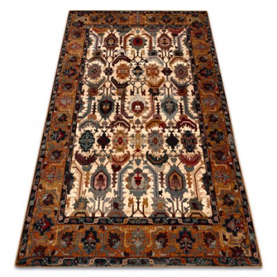 Covor de l&amp;acirc;nă SUPERIOR OMAN oriental cadru roșu, 200x300 cm foto