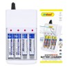Incarcator pentru baterii tip AA/AAA, 4 sloturi, LED, 220/1.2V