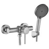 Baterie de duș REA Lungo Stripe BRUSH NICKEL