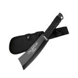 Cutit Maceta Rambo, Lama Din Otel, 27cm, Husa Negru