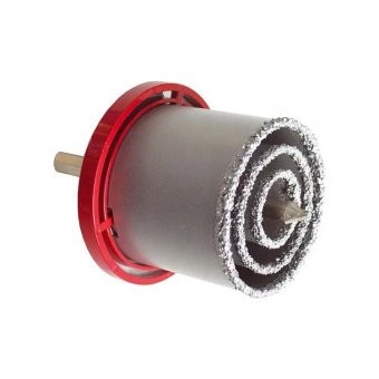 Set 4 carote Diamantate pentru placi ceramice, marmura, piatra naturala, gresie, granit 33mm, 53mm, 67mm, 73mm foto